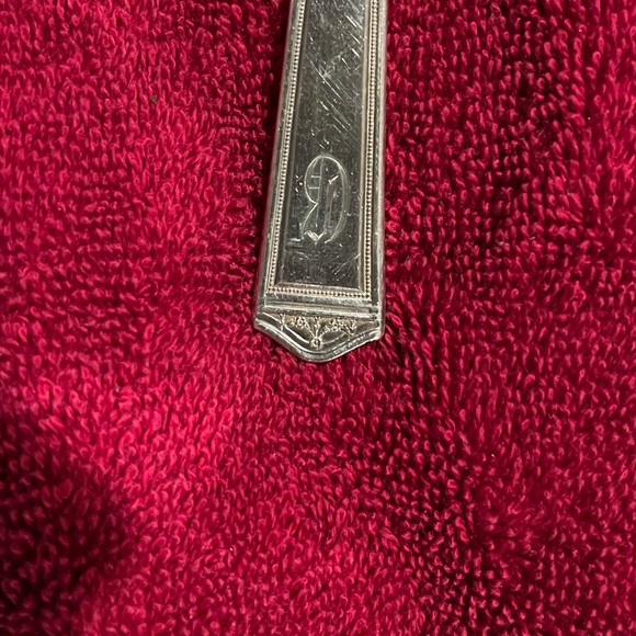 1847 Rogers Bros 3 Serving Spoons - Engraved “D” - Picture 3 of 6